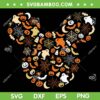 Mickey Mouse Halloween 2023 SVG PNG, Disney Mouse Ghost Pumpkin Spider SVG, Mickey Mouse Pumpkin DXF SVG PNG EPS
