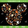 Mickey Mouse Halloween SVG PNG, Disney Mouse Ghosts Pumpkins Spiders SVG, Cute Halloween DXF SVG PNG EPS