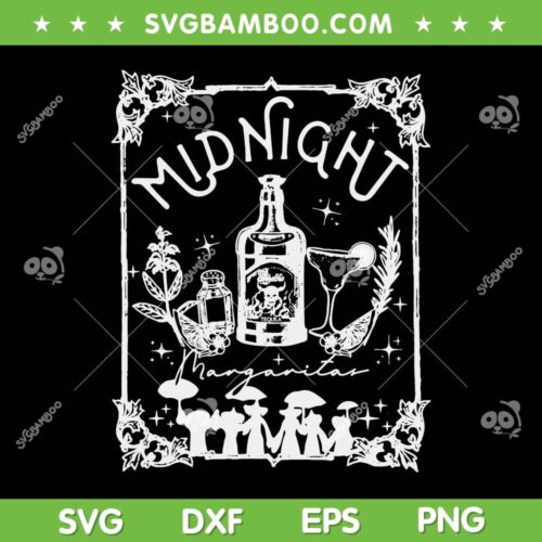 Midnight Margaritas Practical Magic SVG PNG, Halloween Cocktails SVG, Practical Magic DXF SVG PNG EPS