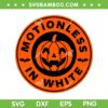 Motionless In White Pumpkin SVG PNG, Pumpkin Scary Halloween SVG, Pumpkin White DXF SVG PNG EPS