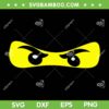 Ninja Eyes Halloween Costume SVG PNG, Ninja Kid Halloween SVG, Face Ninja Kid DXF SVG PNG EPS