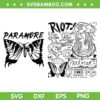 Paramore 2023 Tour SVG PNG, Paramore Riot 2023 SVG, Music Paramore Band DXF SVG PNG EPS