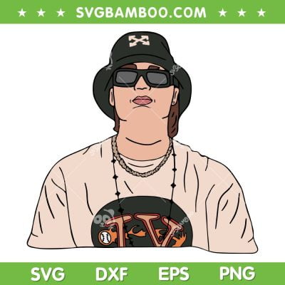 Peso Pluma With Black Sunglass SVG PNG, Peso Pluma Tour 2023 SVG, Peso Pluma Head DXF SVG PNG EPS Peso Pluma With Black Sunglass SVG PNG, Peso Pluma Tour 2023 SVG, Peso Pluma Head DXF SVG PNG EPS