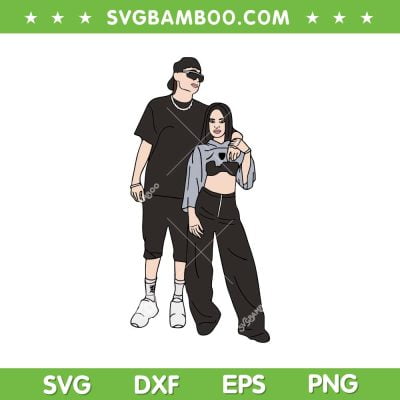 Peso Pluma X Becky G SVG PNG, Peso Pluma Lover SVG, Peso Pluma Singer DXF SVG PNG EPS Peso Pluma X Becky G SVG PNG, Peso Pluma Lover SVG, Peso Pluma Singer DXF SVG PNG EPS