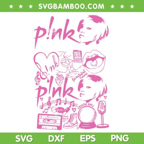 Pink Tour 2023 SVG PNG, Canival Pink SVG, Pink Summer 2023 DXF SVG PNG EPS