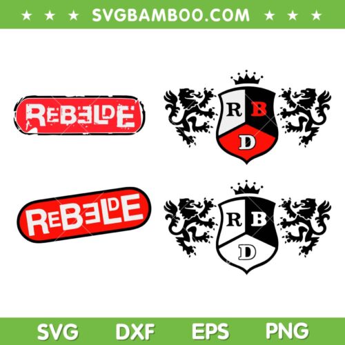 Rebelde Logo SVG PNG, RBD Band SVG, Rebelde Tour 2023 SVG, Rebelde Concert 2023 DXF SVG PNG EPS