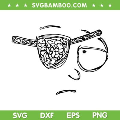 Rick And Morty Evil Morty SVG PNG, Rick And Morty Face SVG, Funny Cartoon DXF SVG PNG EPS