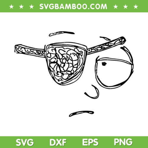 Rick And Morty Evil Morty SVG PNG, Rick And Morty Face SVG, Funny Cartoon DXF SVG PNG EPS