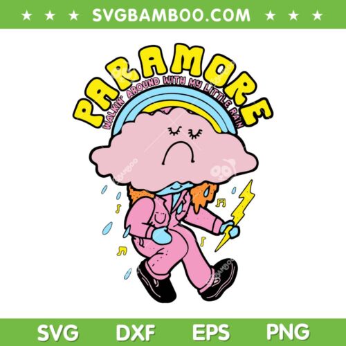 Sad Cloud Paramore 2023 Tour SVG PNG, This Is Why Tour 2023 SVG, Paramore 2023 Tour DXF SVG PNG EPS