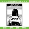 Samara Morgan The Ring 2002 SVG PNG, Halloween Horror Movie Mugshot SVG, Samara The Ring DXF SVG PNG EPS