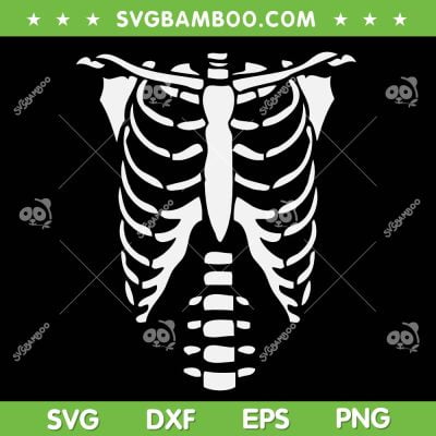 Skeleton Bones Rib Cage Halloween SVG PNG, Skeleton Rib Cage SVG, Halloween Skeleton DXF SVG PNG EPS Skeleton Bones Rib Cage Halloween SVG PNG, Skeleton Rib Cage SVG, Halloween Skeleton DXF SVG PNG EPS