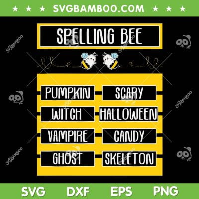 Spelling Bee Pun Halloween SVG PNG, Teachers Costume Halloween SVG, Spelling Bee DXF SVG PNG EPS Spelling Bee Pun Halloween SVG PNG, Teachers Costume Halloween SVG, Spelling Bee DXF SVG PNG EPS