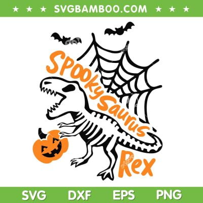Spooky Saurus Rex SVG PNG, Dinosaur Halloween Spooky SVG, Halloween Dinosaur DXF SVG PNG EPS Spooky Saurus Rex SVG PNG, Dinosaur Halloween Spooky SVG, Halloween Dinosaur DXF SVG PNG EPS