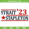Stapleton Strait 23 SVG PNG, Retro Vintage Country Cowboy SVG, Western Music DXF SVG PNG EPS