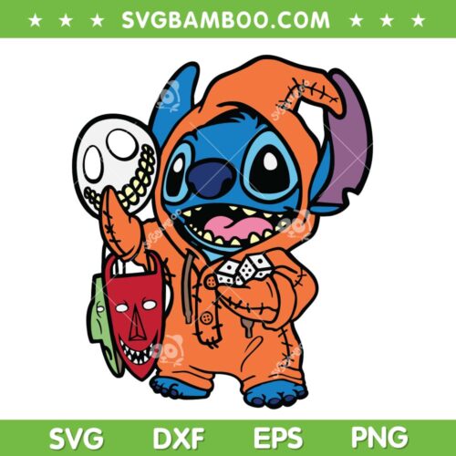 Stitch Oogie Boogie SVG PNG, Stitch Halloween SVG, Disney Halloween DXF SVG PNG EPS
