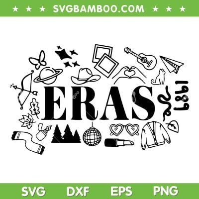 Taylor Swift Eras Tour SVG PNG, Taylor Swift The Eras Tour 2023 SVG, Swiftie Eras DXF SVG PNG EPS Taylor Swift Eras Tour SVG PNG, Taylor Swift The Eras Tour 2023 SVG, Swiftie Eras DXF SVG PNG EPS