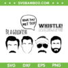 Ted Lasso Face Silhouettes SVG PNG, Ted Lasso Be A Goldfish SVG, Have You Met Ted DXF SVG PNG EPS