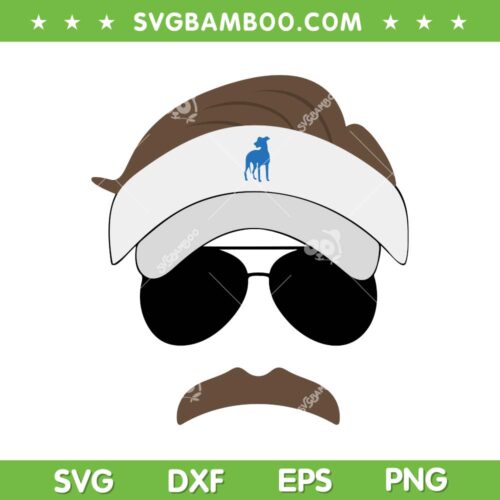 Ted Lasso Face SVG PNG, Ted Lasso Believe SVG, Sports Comedy Dramas DXF SVG PNG EPS