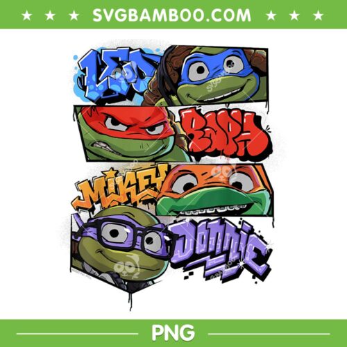 Teenage Mutant Ninja Turtles PNG, Mutant Mayhem Graffiti PNG, Raphael Ninja Turtles PNG
