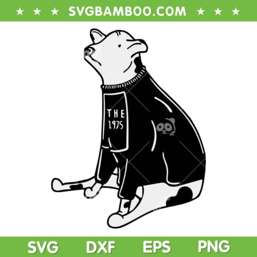 The 1975 Cow SVG PNG, When We Are Together The 1975 SVG, Cow Wearing The 1975 DXF SVG PNG EPS