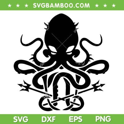 The Terminal List SVG PNG, The Kraken SVG, Kraken Tentacles DXF SVG PNG EPS
