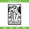 The Vampire Romance Tarot Card SVG PNG, MCCLX The Vampire Romance SVG, Romance Book Tropes DXF SVG PNG EPS