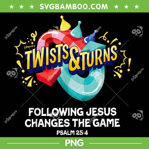 Twists And Turns VBS Vibes PNG, Christian Games PNG, Follwing Jesus Changes The Game PNG