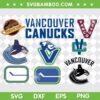 Vancouver Canucks SVG Bundle, Vancouver Canucks Logo SVG Bundle, NHL Hockey Team DXF SVG PNG EPS