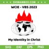 WCIE VBS 2023 SVG PNG, My Identity In Christ SVG, Twists And Turns VBS 2023 Vibes DXF SVG PNG EPS