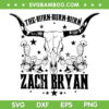 Zach Bryan Bull Skull SVG PNG, The Burn Burn Burn Tour 2023 SVG, Zach Bryan Tracklist DXF SVG PNG EPS