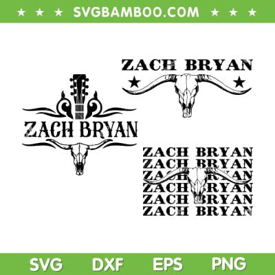 Zach Bryan Bull Skull SVG PNG, Zach Bryan 2023 Tour SVG, Country Music DXF SVG PNG EPS Zach Bryan Bull Skull SVG PNG, Zach Bryan 2023 Tour SVG, Country Music DXF SVG PNG EPS