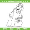 Peso Pluma Black And White SVG, Funny Peso Pluma SVG, Musica Peso Pluma DXF SVG PNG EPS Peso Pluma Black And White SVG, Funny Peso Pluma SVG, Musica Peso Pluma DXF SVG PNG EPS