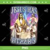 Jesus Has Rizzen PNG, Christ is Risen PNG, Jesus Peeking PNG, He Is Risen PNG