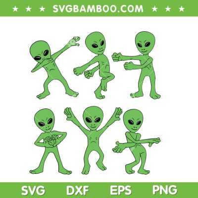 Aliens Dancing Halloween SVG PNG, Alien Dabbing SVG, Dancing Aliens DXF SVG PNG EPS Aliens Dancing Halloween SVG PNG, Alien Dabbing SVG, Dancing Aliens DXF SVG PNG EPS