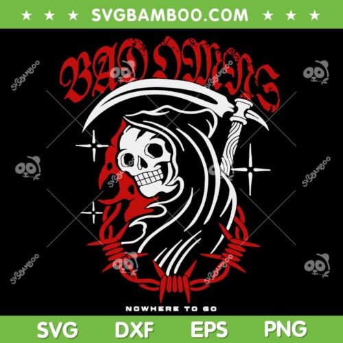 Bad Omens Tour SVG PNG, Nowhere To Go Bad Omens SVG, Death Bad Omens DXF SVG PNG EPS