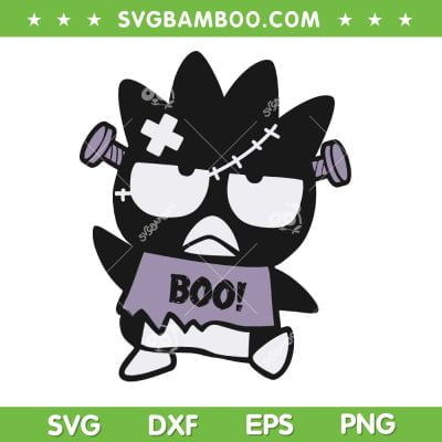 Badtz Maru Halloween Characters SVG PNG, Hello Kitty Halloween Boo SVG, Badtz Maru DXF SVG PNG EPS