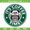 Beetlejuice Coffee SVG PNG, It's Coffee Time Beetlejuice SVG, Starbucks Halloween DXF SVG PNG EPS