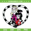 Beetlejuice And Lydia Heart SVG PNG, Beetlejuice Character SVG, Horror Beetlejuice DXF SVG PNG EPS