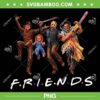 Bestie Friends 90s Horror PNG, Halloween Horror Movie Friends TV Show PNG, Friends Horror PNG