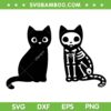 Black Cat Bone SVG PNG, Skeleton Cat SVG, Funny Halloween Cat DXF SVG PNG EPS Black Cat Bone SVG PNG, Skeleton Cat SVG, Funny Halloween Cat DXF SVG PNG EPS