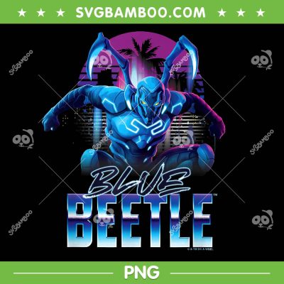 Blue Beetle Movie City Protector PNG, Blue Beetle 2023 PNG, American Superhero Film PNG