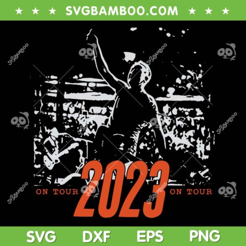 Bruce Springsteen World Tour 2023 SVG PNG, The Boss SVG, 2023 Tour DXF SVG PNG EPS