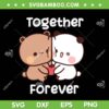 Bubu And Dudu Together Forever SVG, Cute Peach And Goma SVG, Cute Bubu Dudu DXF SVG PNG EPS