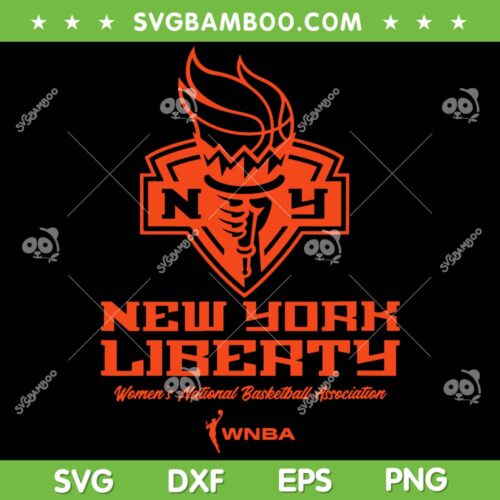 New York Liberty SVG PNG, Women's National Basketball Association SVG, WNBA Basketball Players DXF SVG PNG EPS