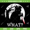 Cat What Murderous SVG PNG, Black Cat With Knife Halloween Moon SVG, Cat Halloween DXF SVG PNG EPS