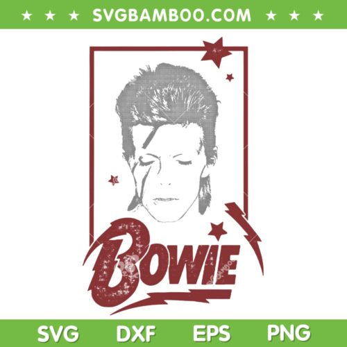 David Bowie Daydream SVG PNG, Remembering David Bowie SVG, Moonage Daydream DXF SVG PNG EPS
