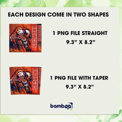 Denver Broncos 3D Inflated Tumbler Wrap PNG, Broncos Mascot 20oz Skinny Tumbler, NFL Team Tumbler Template PNG Denver Broncos 3D Inflated Tumbler Wrap PNG, Broncos Mascot 20oz Skinny Tumbler, NFL Team Tumbler Template PNG