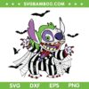 Disney Stitch Beetlejuice SVG PNG, Stitch Halloween SVG, Horror Character DXF SVG PNG EPS