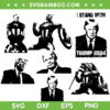 Donald Trump SVG Bundle, Trump American Hero SVG Bundle, I Stand With Trump 2024 DXF SVG PNG EPS