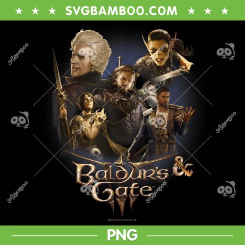 Dungeons And Dragons Baldur's Gate III Poster PNG, Baldur's Gate 3 Logo PNG, Video Game PNG